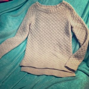 Cream knit sweater